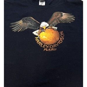 Harley Davidson Black T shirt XL Tee Columbia TN 2012 South of Nashville Rules